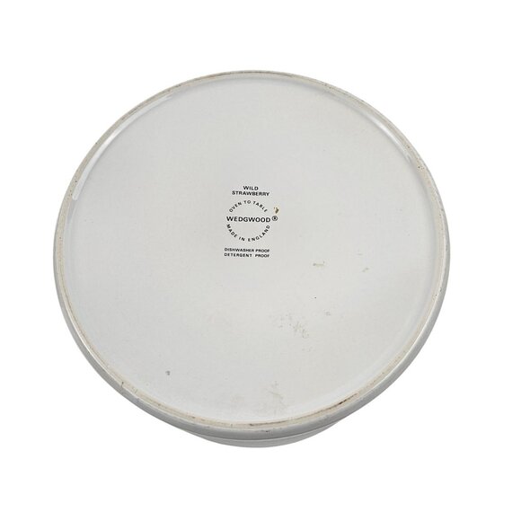 Wedgwood 3.5 Qt Covered Casserole Wild Strawberry England Oven to Table Vintage - Picture 4 of 10